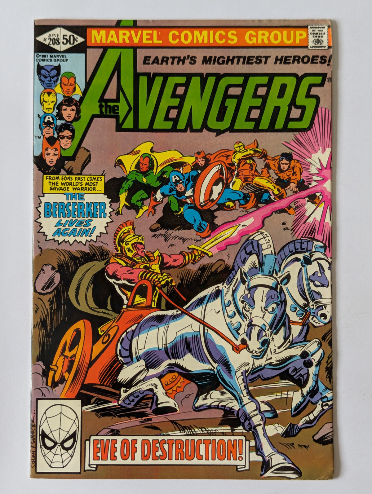 Avengers #208 Marvel Comic Book