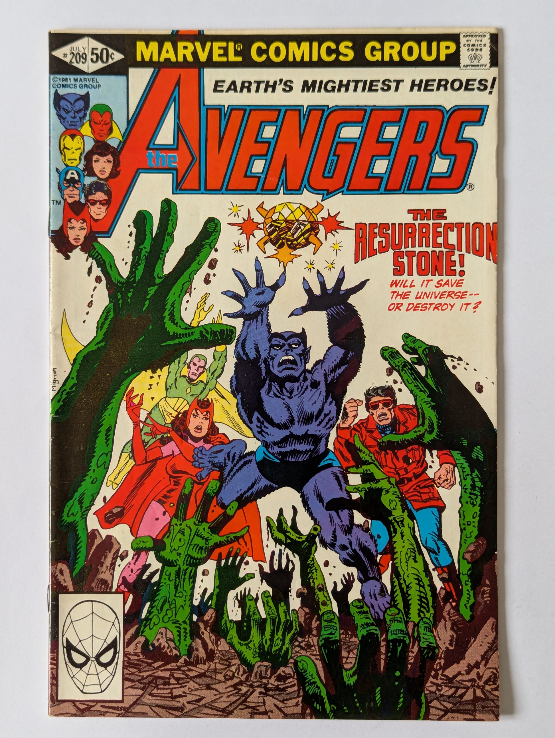 Avengers #209 Marvel Comic Book
