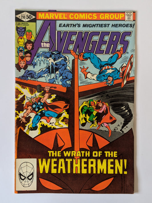 Avengers #210 Marvel Comic Book