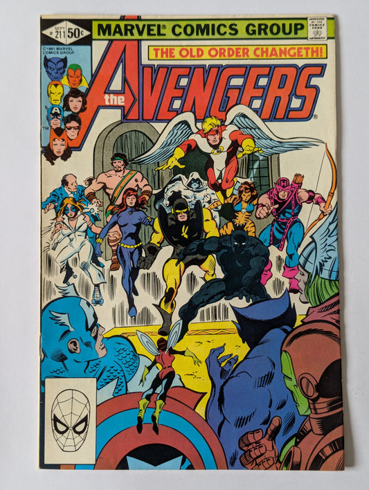 Avengers #211 Marvel Comic Book