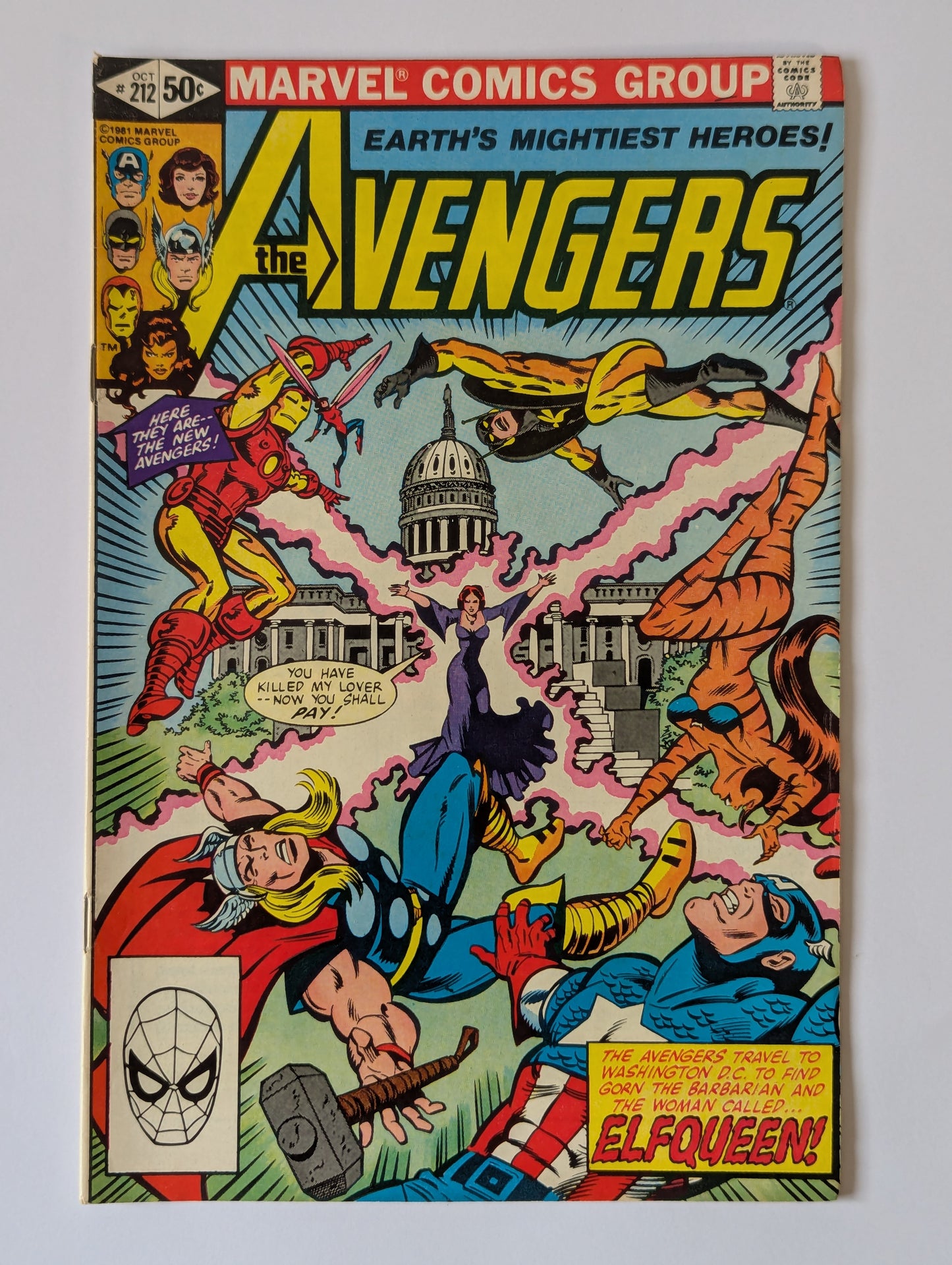 Avengers #212 Marvel Comic Book