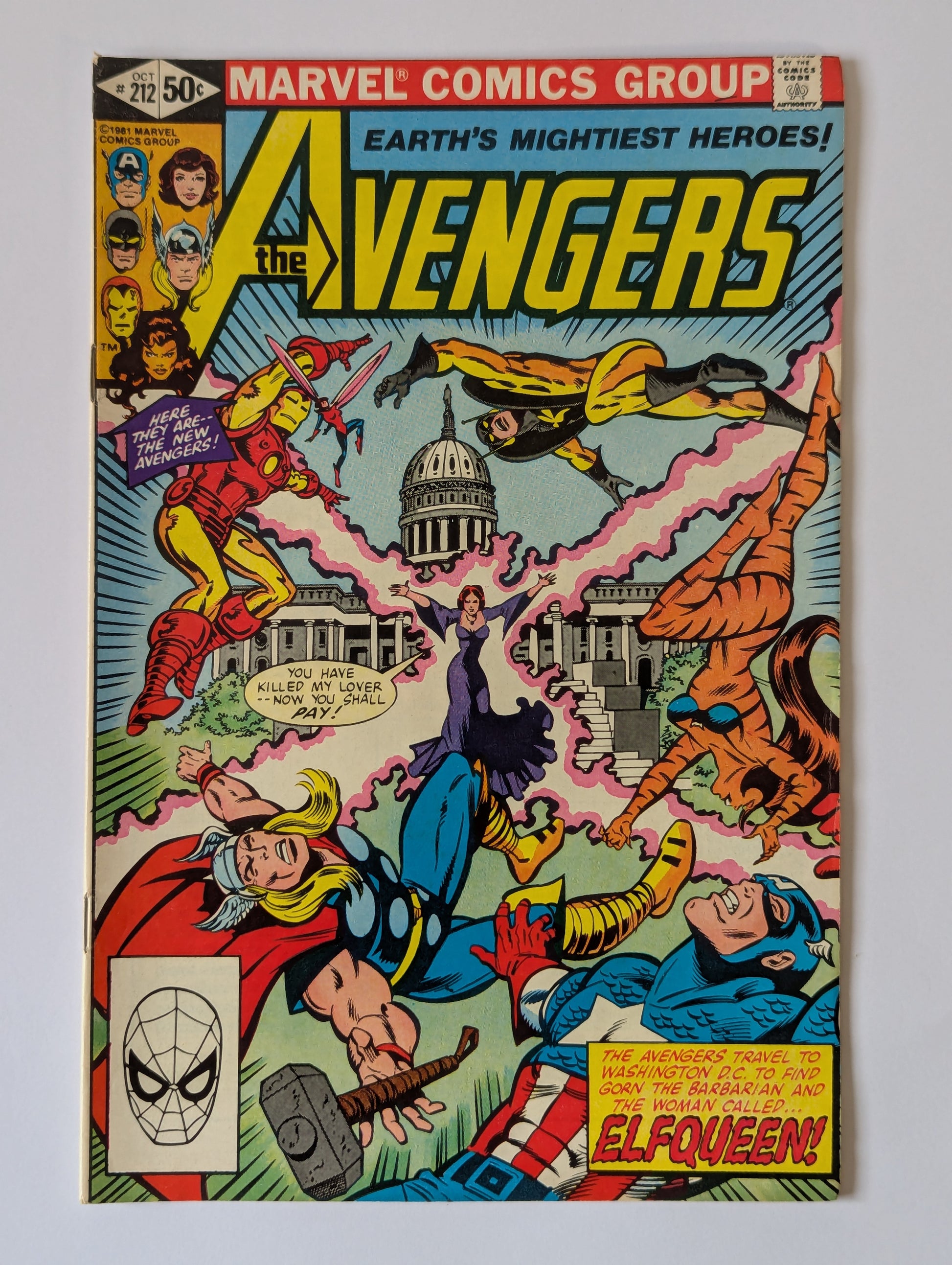 Avengers #212 Marvel Comic Book