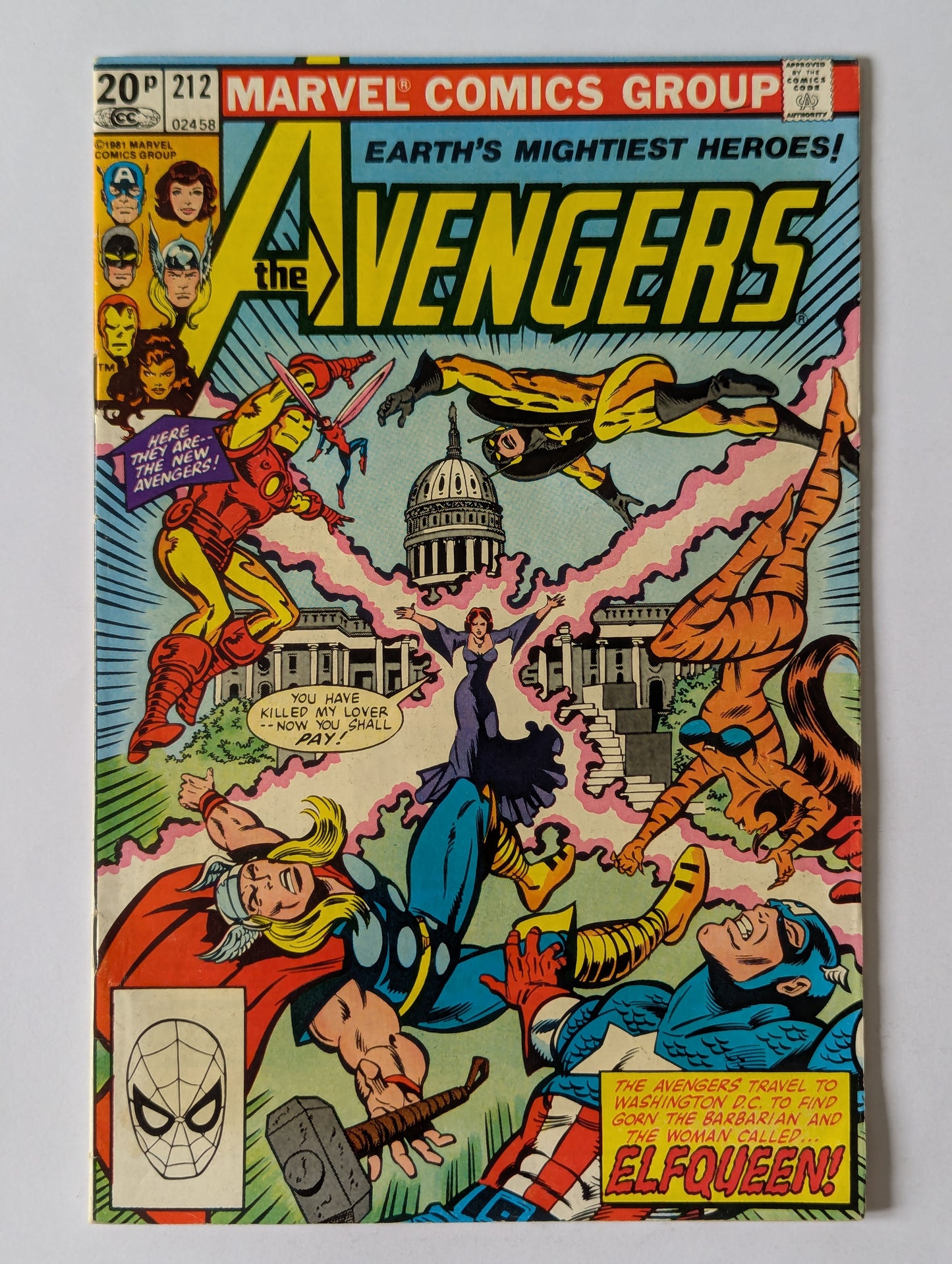 Avengers #212 Marvel Comic Book