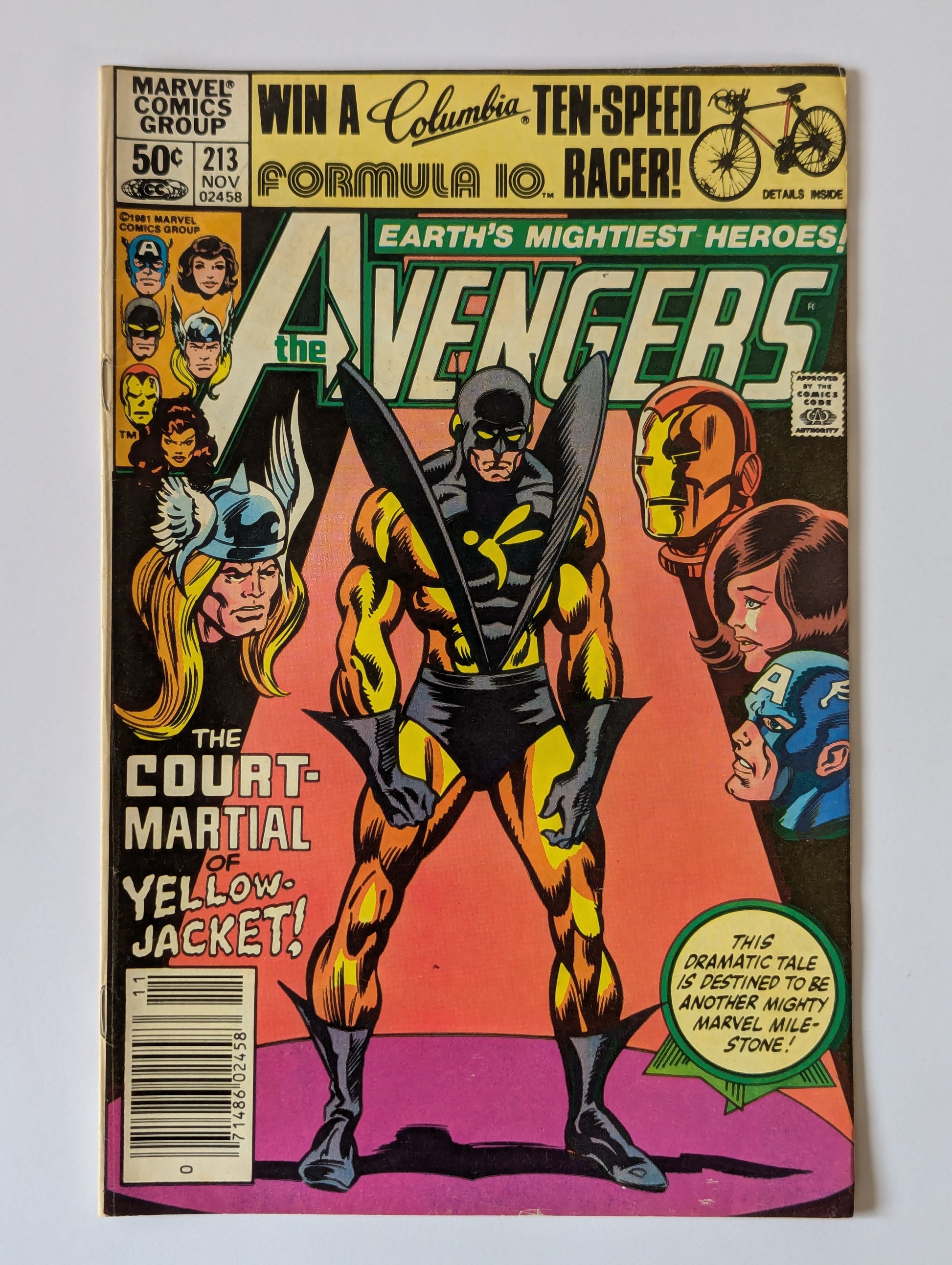 Avengers #213 Marvel Comic Book
