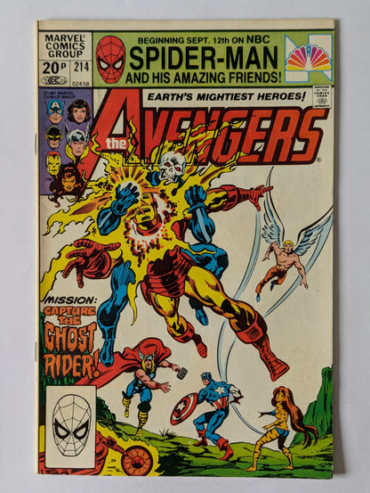Avengers #214 Marvel Comic Book