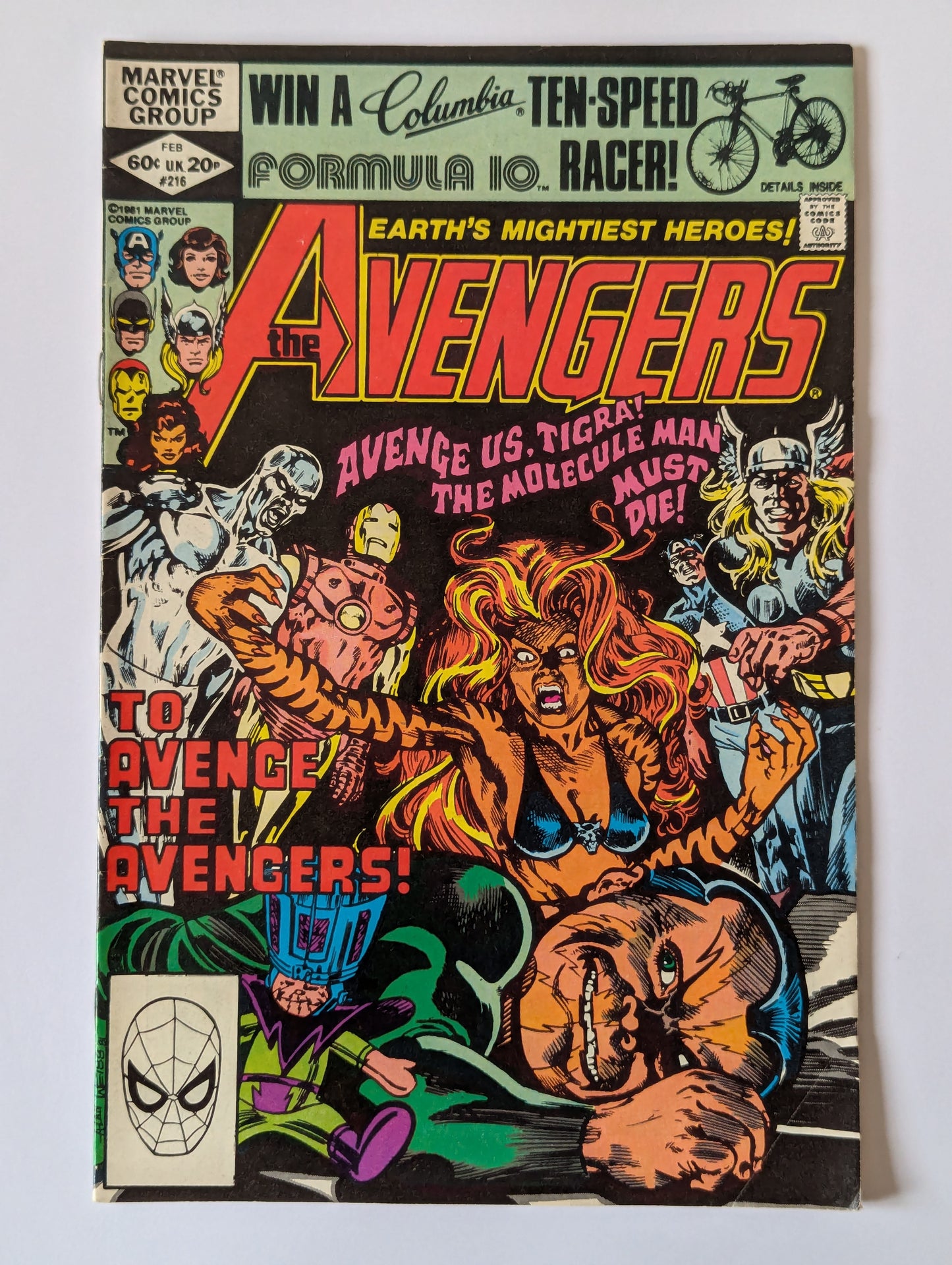 Avengers #216 Marvel Comic Book