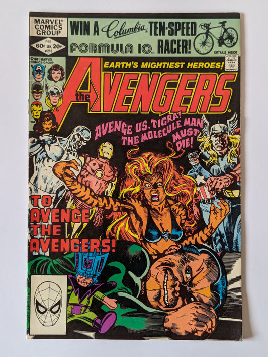 Avengers #216 Marvel Comic Book