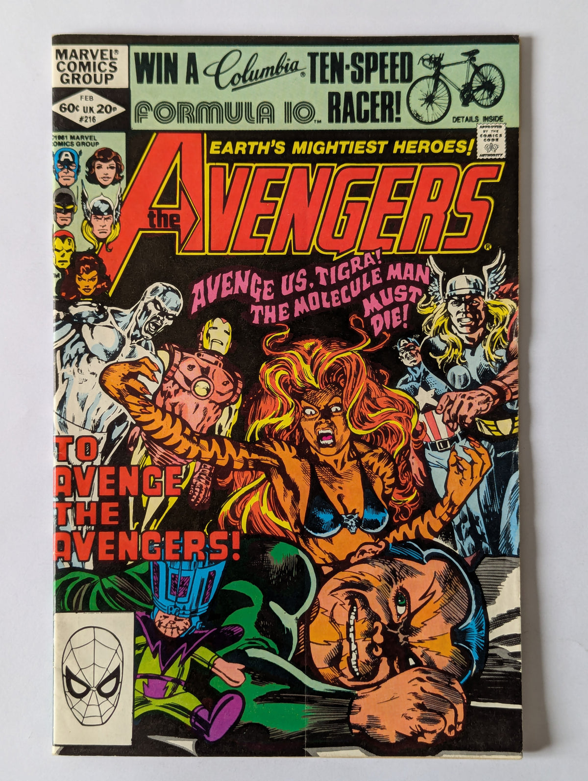 Avengers #216 Marvel Comic Book