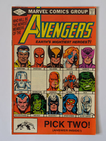 Avengers #221 Marvel Comic Book