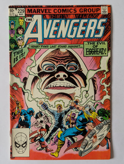 Avengers #229 Marvel Comic Book