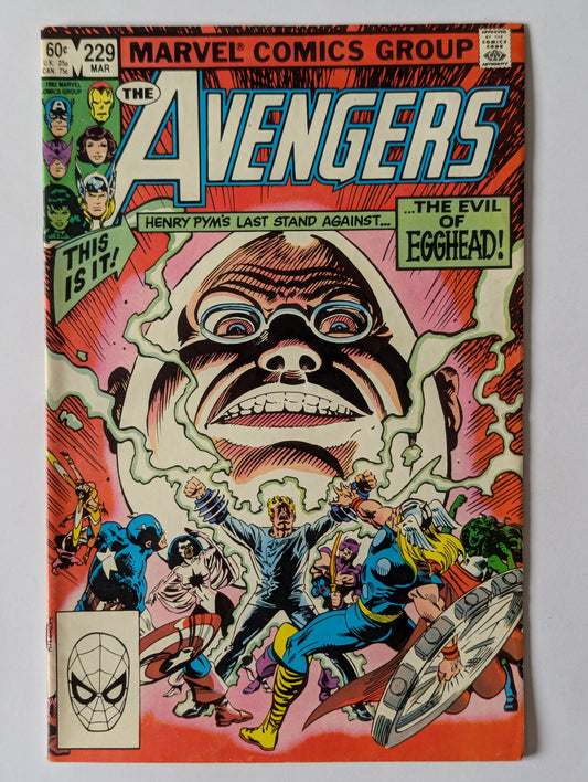 Avengers #229 Marvel Comic Book