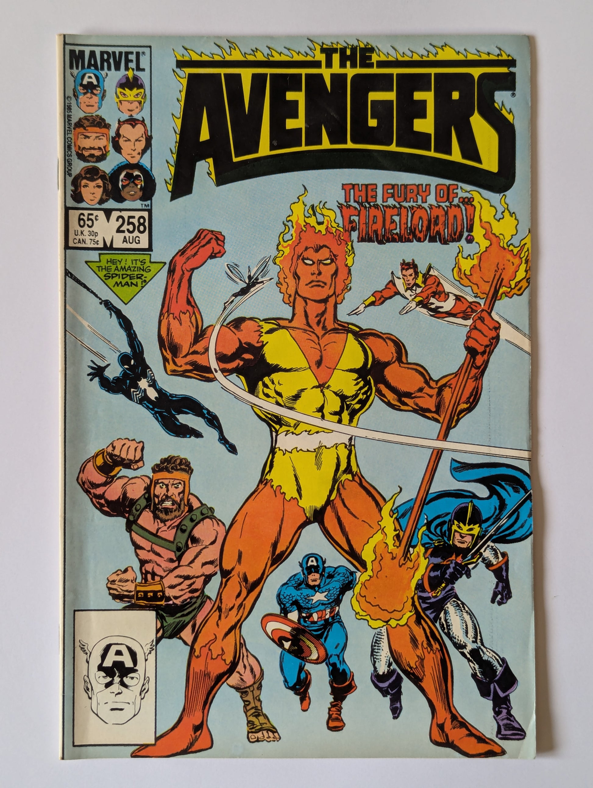 Avengers #258 Marvel Comic Book
