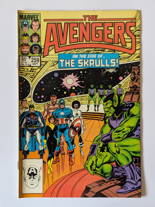 Avengers #259 Marvel Comic Book