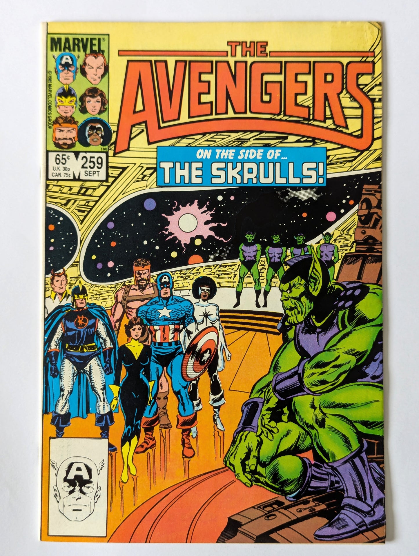 Avengers #259 Marvel Comic Book