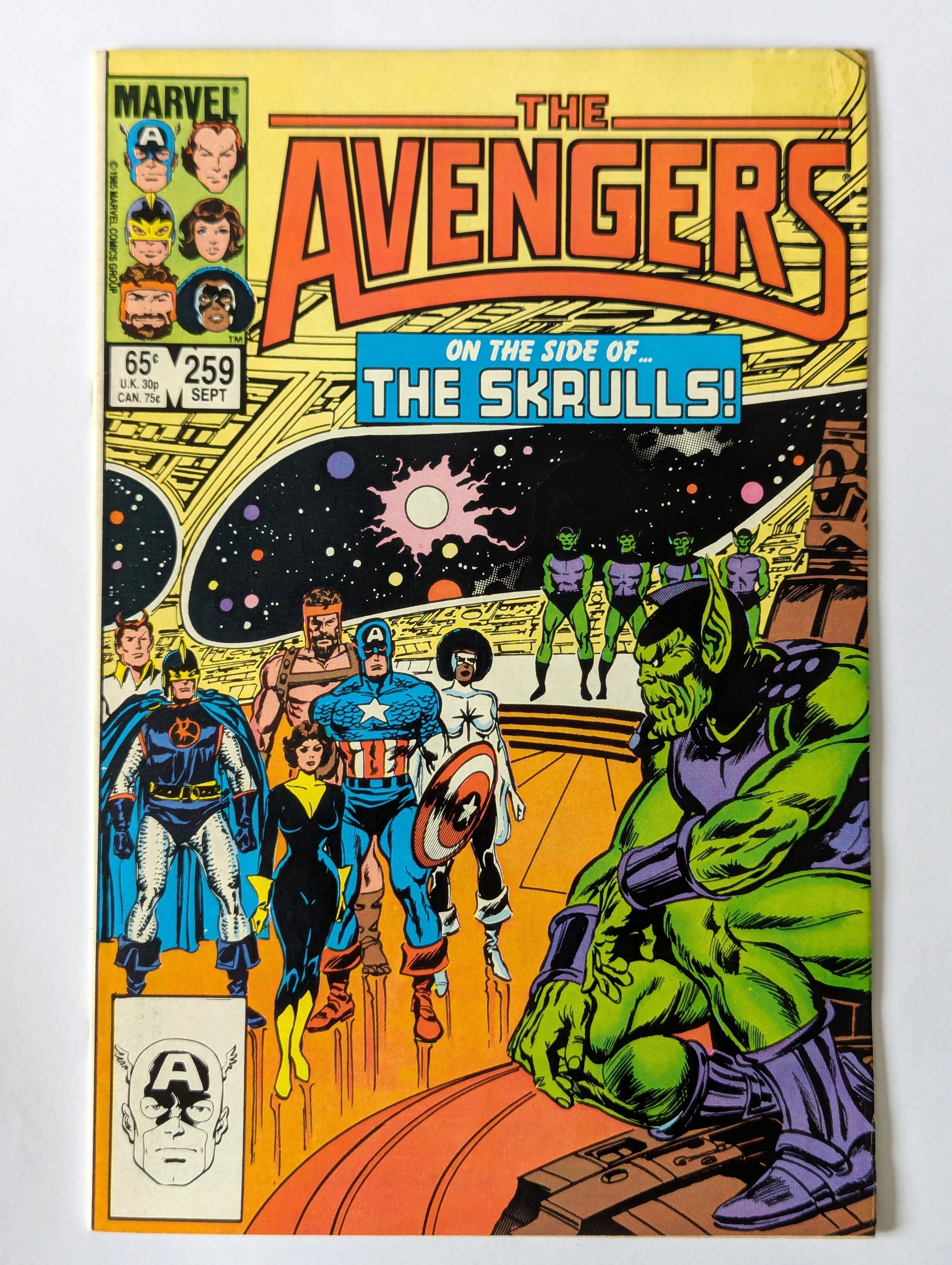 Avengers #259 Marvel Comic Book