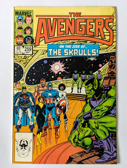 Avengers #259 Marvel Comic Book