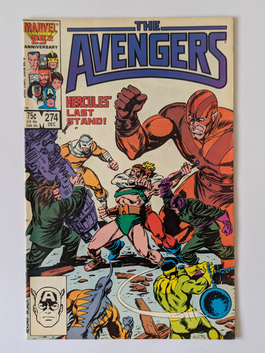 Avengers #274 Marvel Comic Book