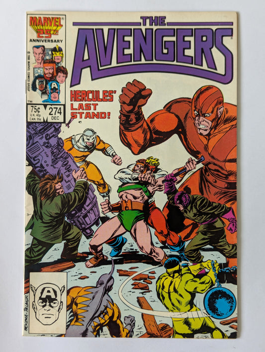 Avengers #274 Marvel Comic Book