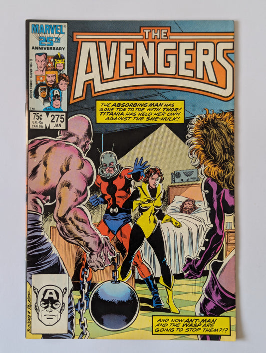 Avengers #275 Marvel Comic Book