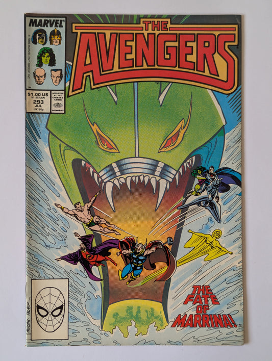 Avengers #293 Marvel Comic Book