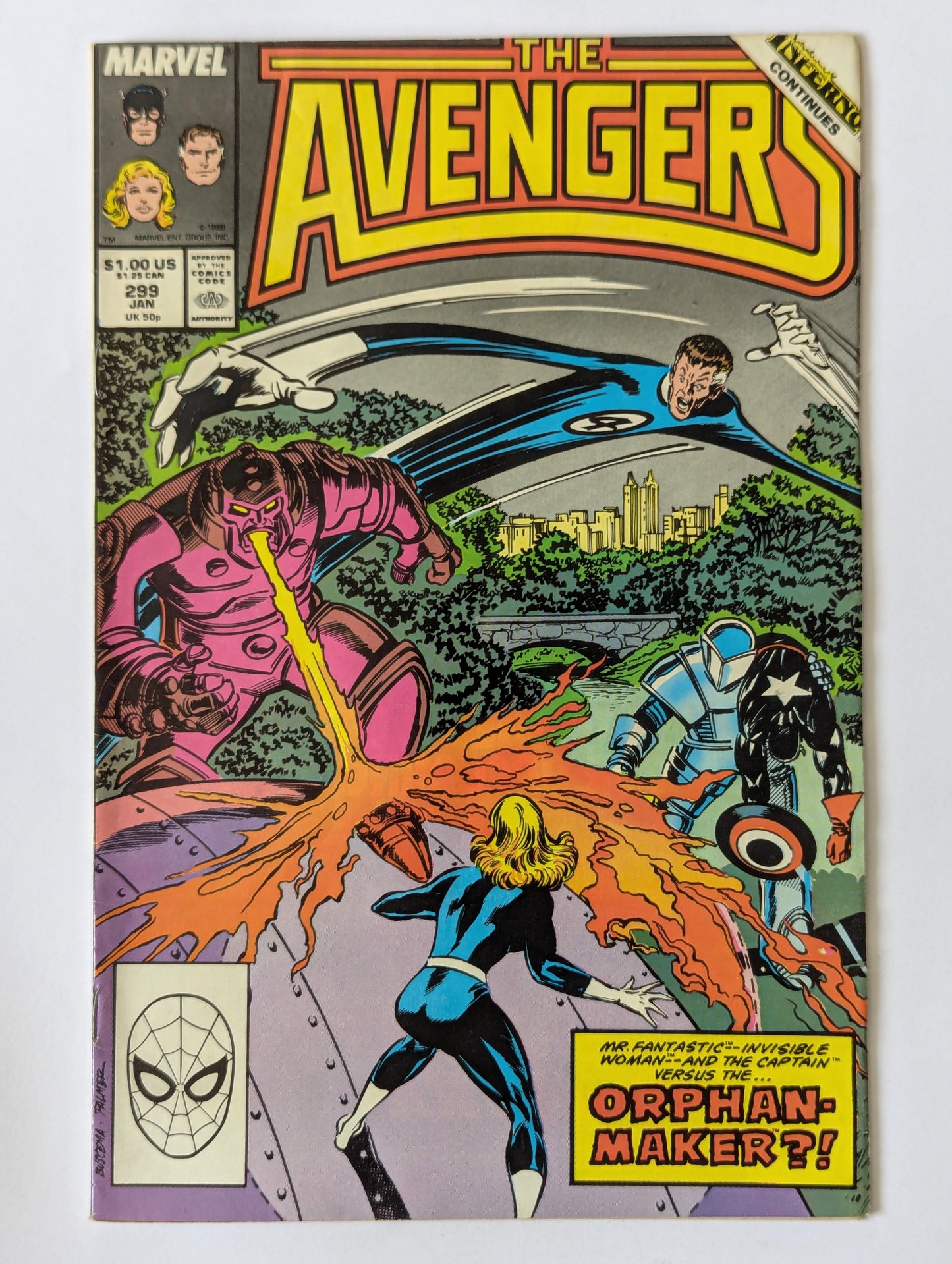 Avengers #299 Marvel Comic Book