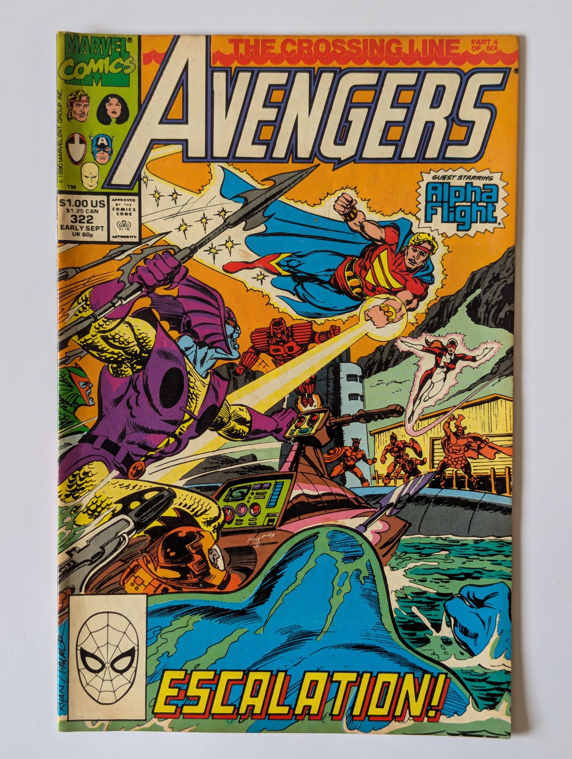 Avengers #322 Marvel Comic Book