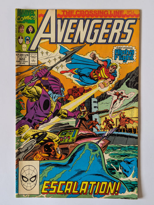 Avengers #322 Marvel Comic Book