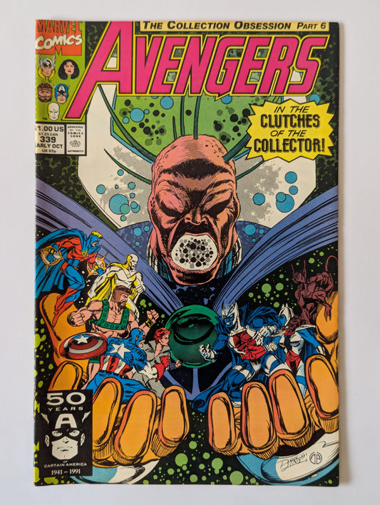Avengers #339 Marvel Comic Book