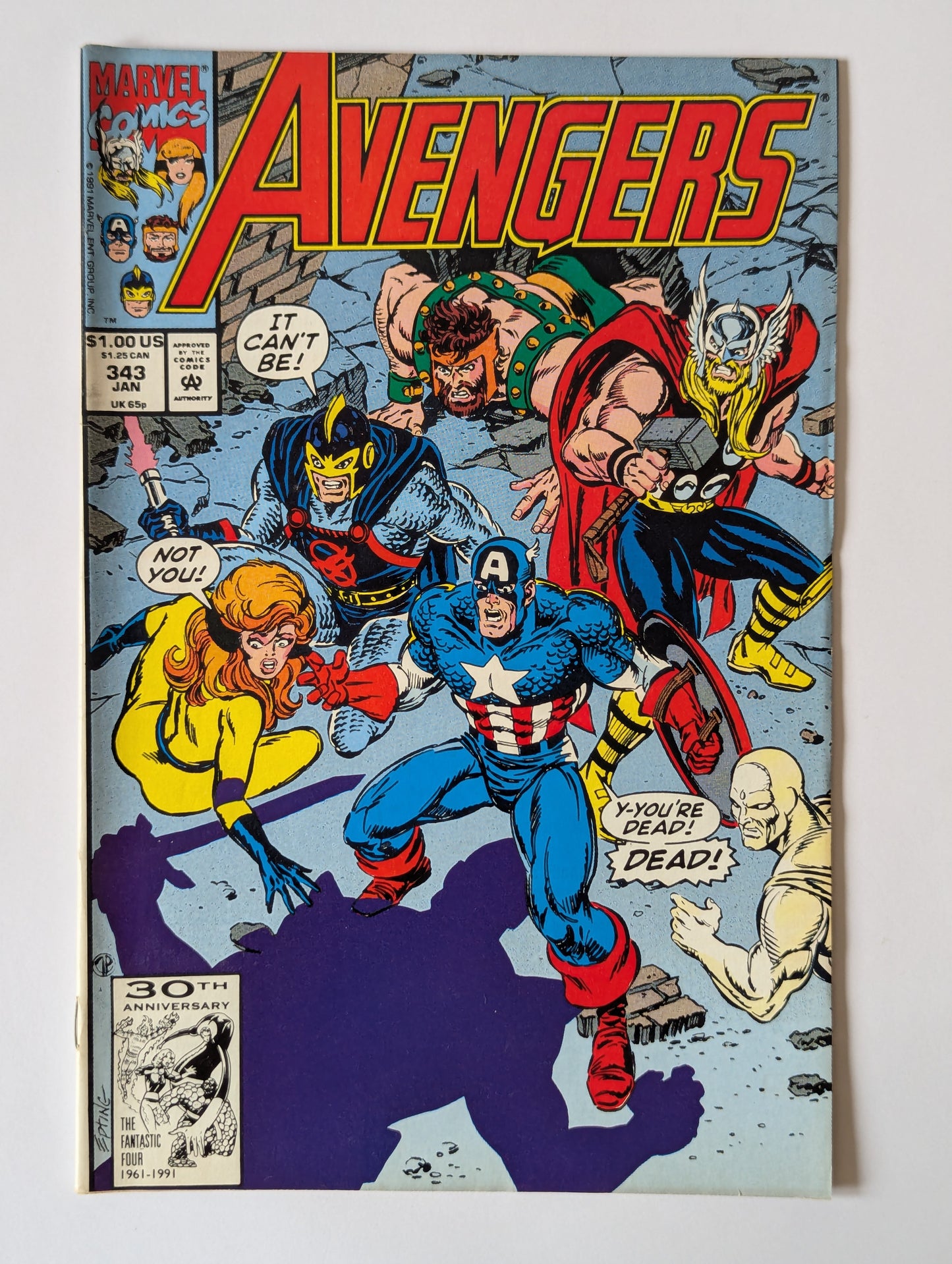 Avengers #343 Marvel Comic Book