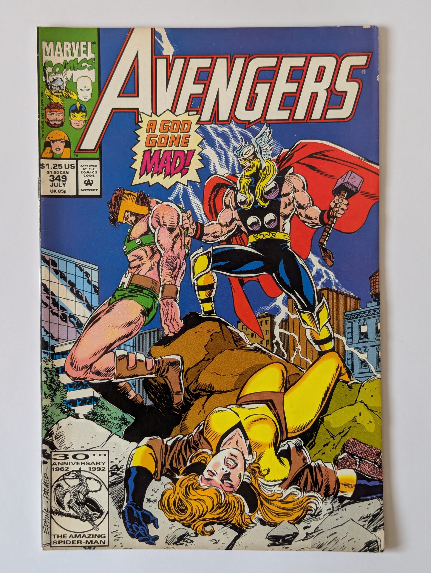 Avengers #349 Marvel Comic Book