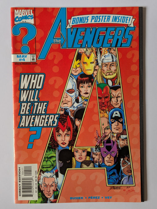 Avengers #4 Marvel Comic Book