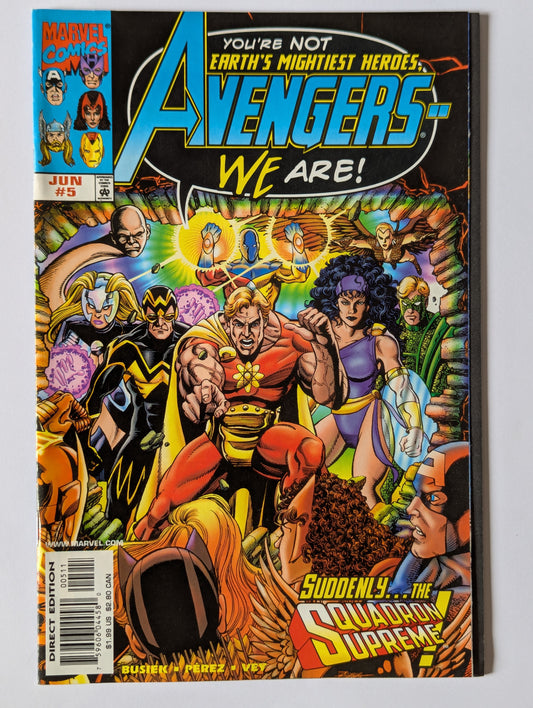 Avengers #5 Marvel Comic Book