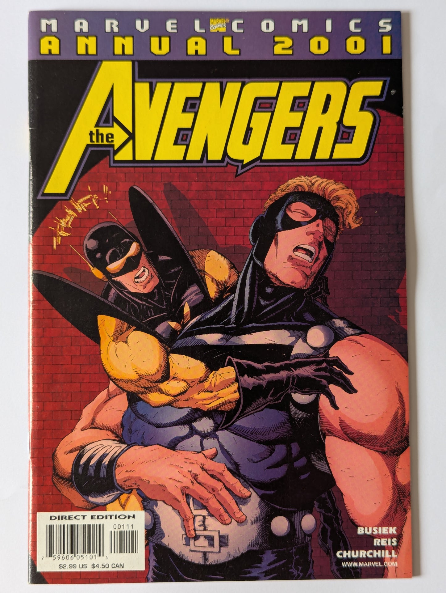 Avengers Annual 2001 Marvel Comic Book