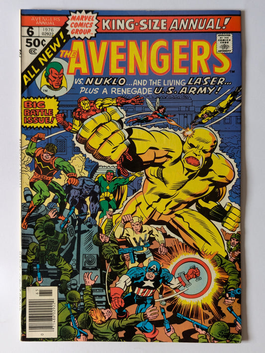 Avengers Annual #6 Marvel Comic Book