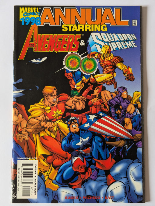 Avengers Squadron Supreme Annual 1998 Marvel Comic Book
