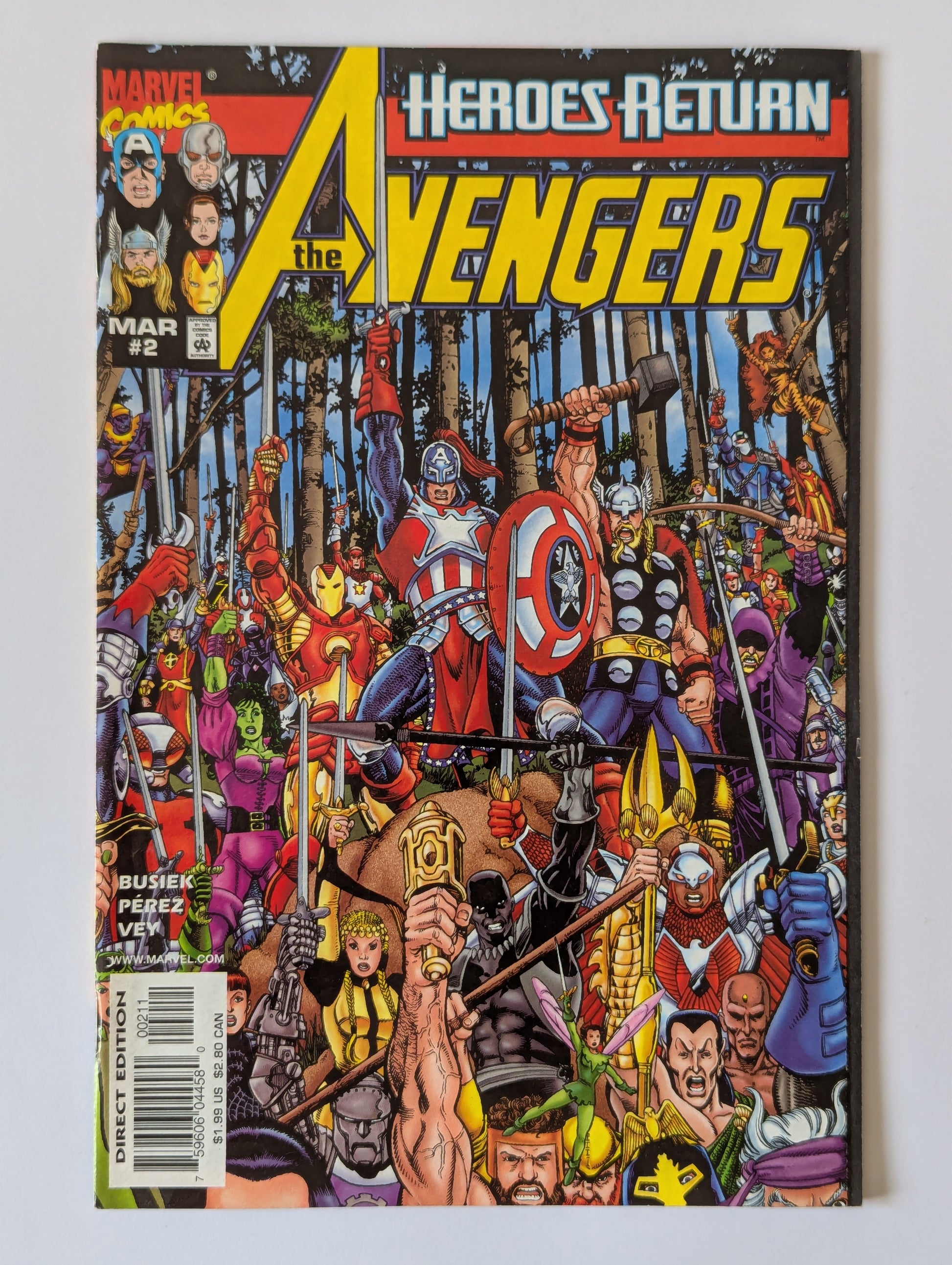 Avengers #2 Marvel Comic Book