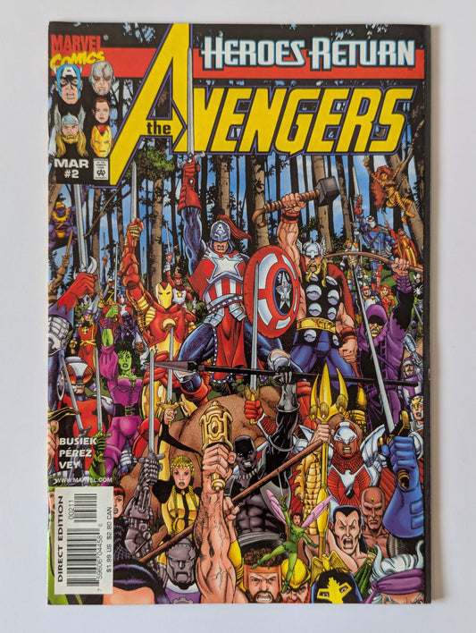 Avengers #2 Marvel Comic Book