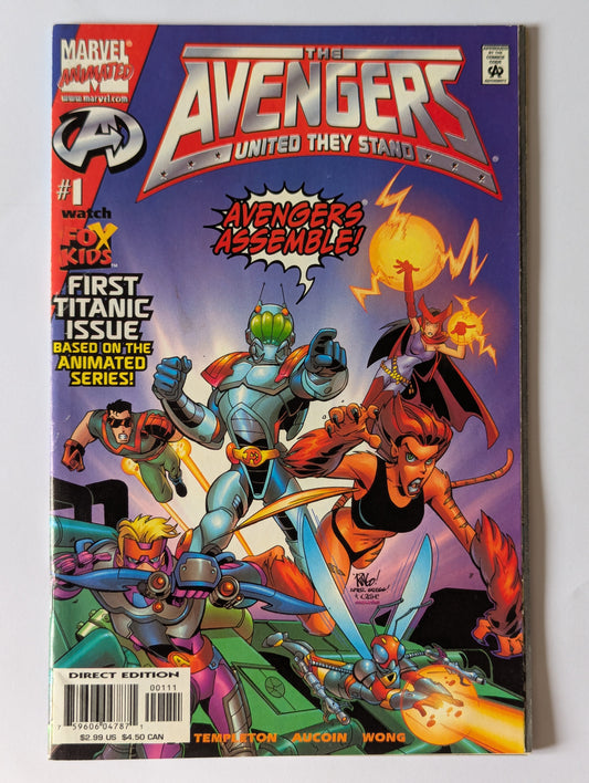 Avengers United They Stand #1 Marvel Comic Book