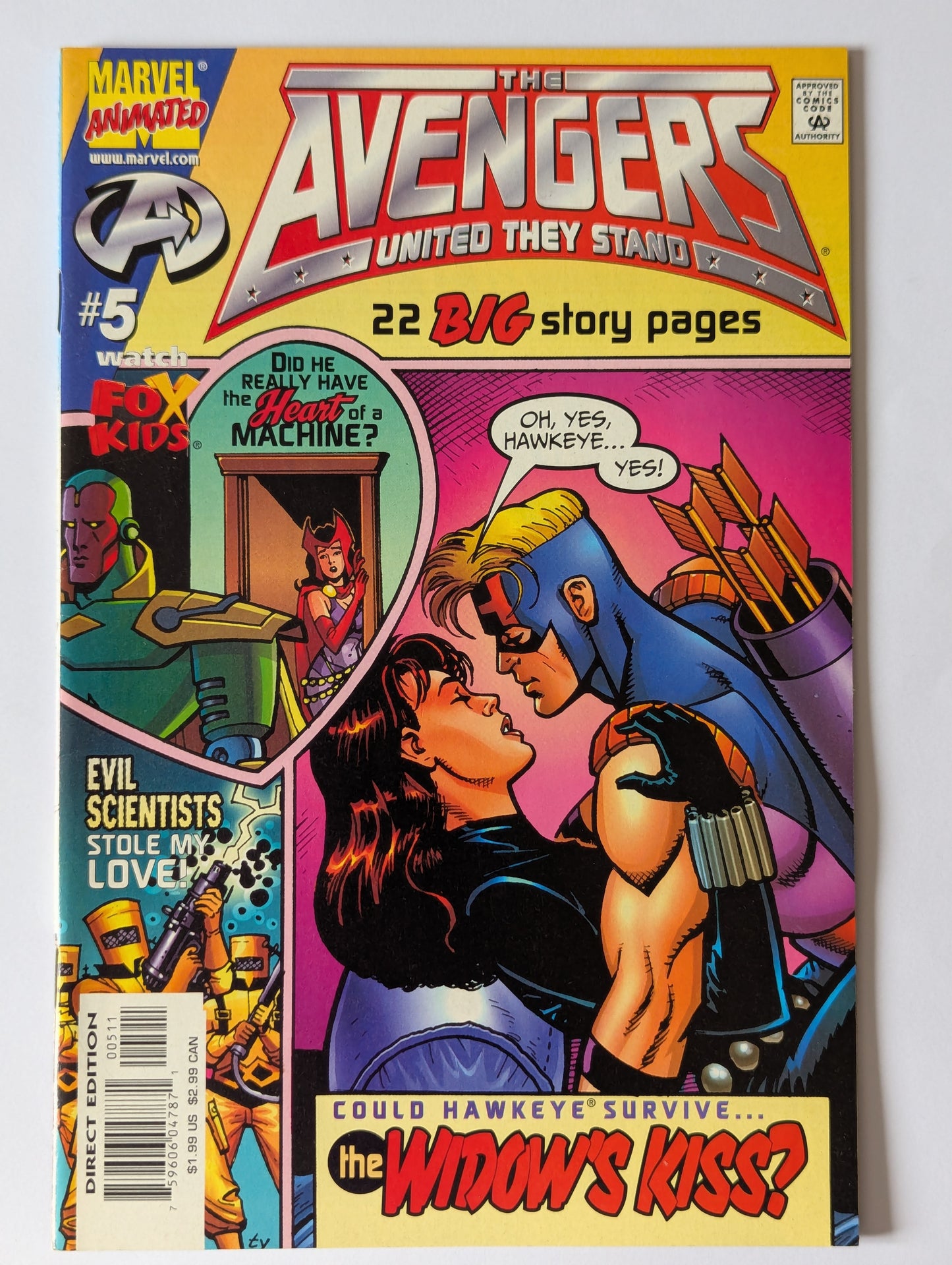 Avengers United They Stand #5 Marvel Comic Book