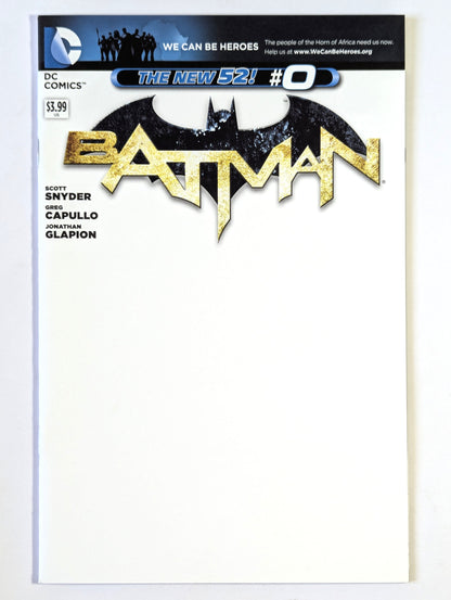Batman #0 Variant 2011 Series DC Comic Book