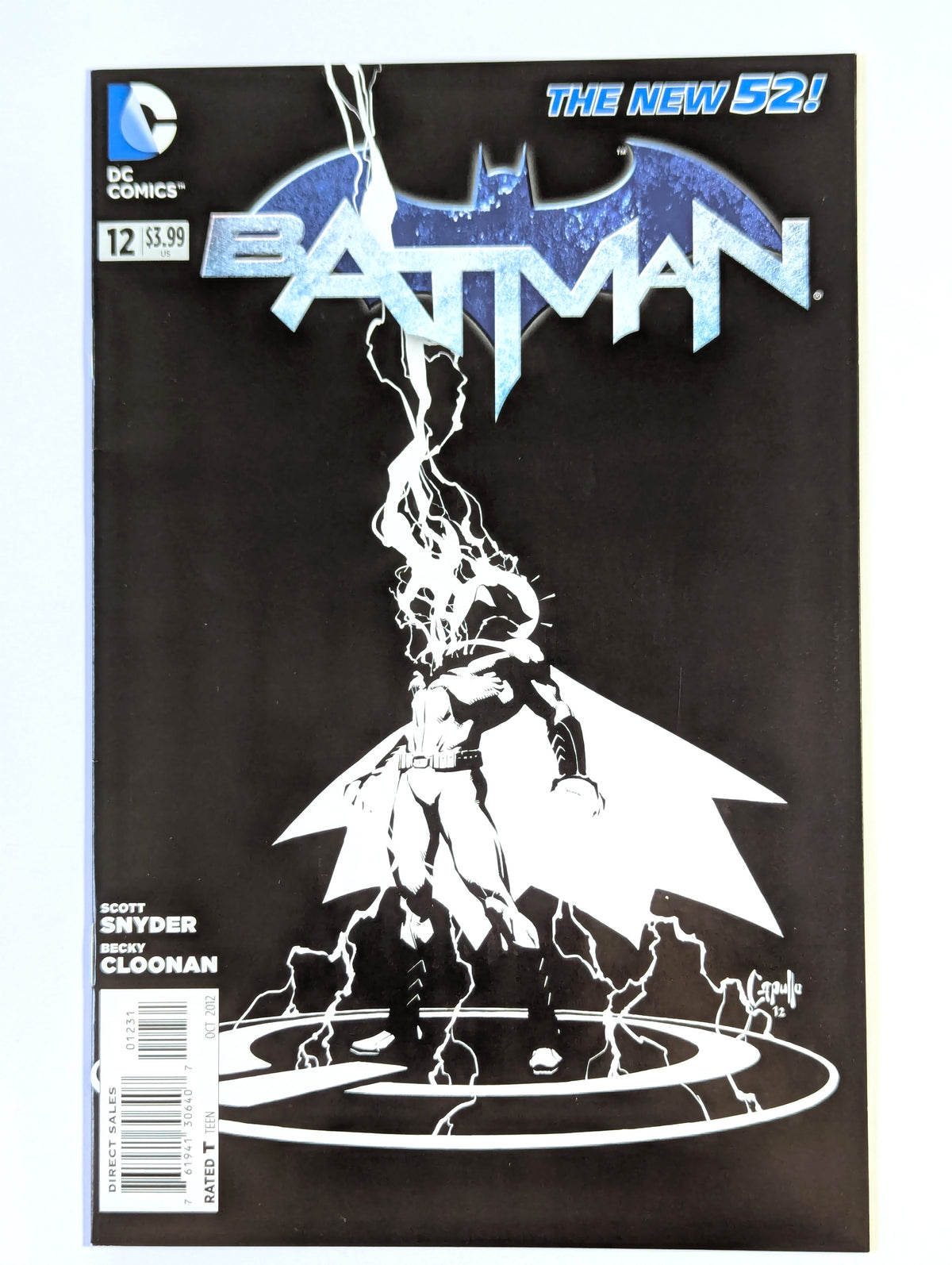 Batman #12 Variant 2011 Series DC Comic Book
