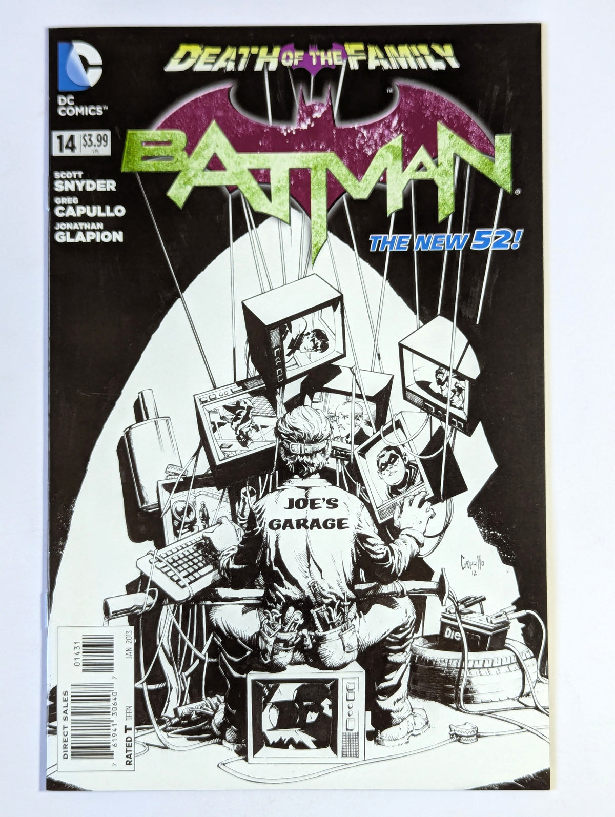 Batman #14 Variant 2011 Series DC Comic Book