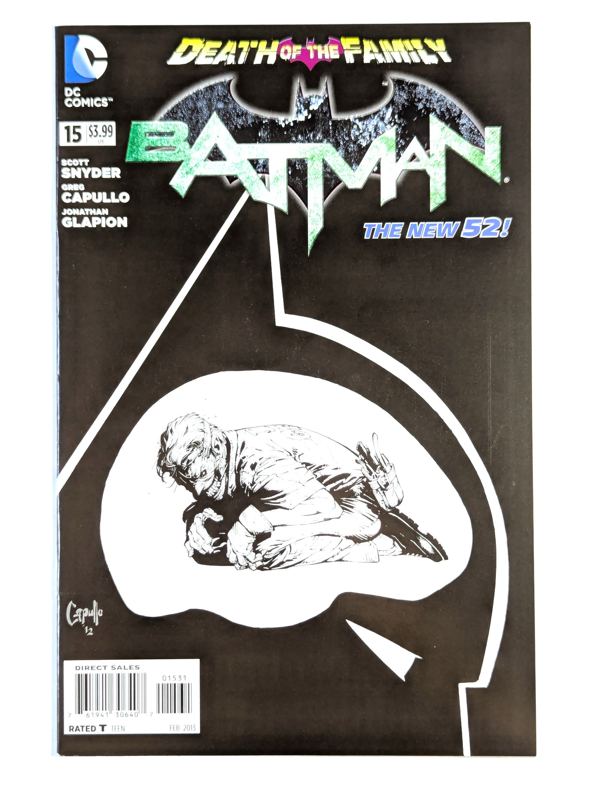 Batman #15 Variant 2011 Series DC Comic Book