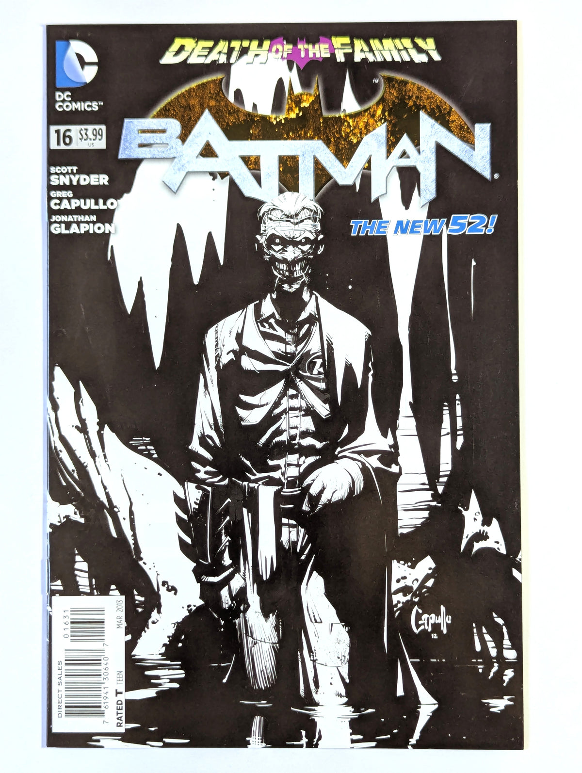 Batman #16 Variant 2011 Series DC Comic Book