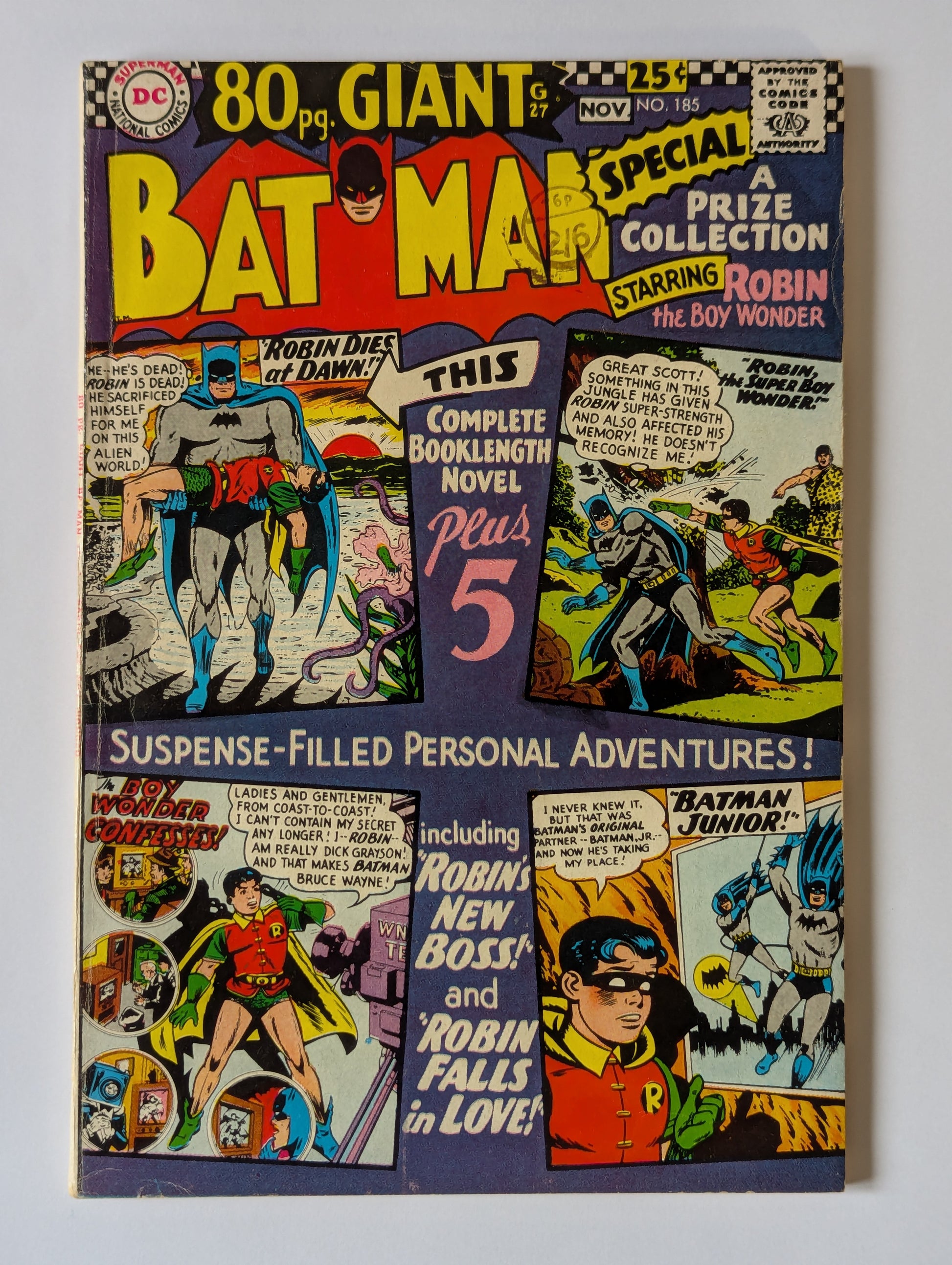 Batman #185 DC Comic Book