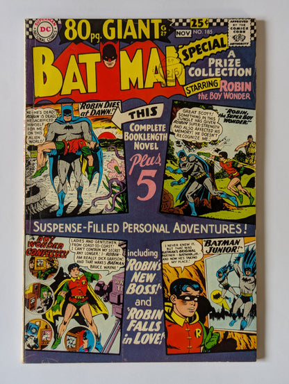 Batman #185 DC Comic Book