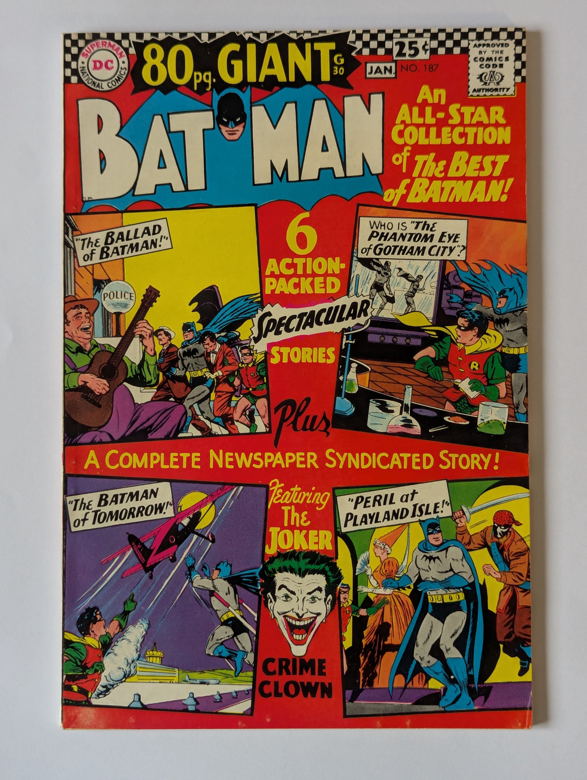 Batman #187 DC Comic Book