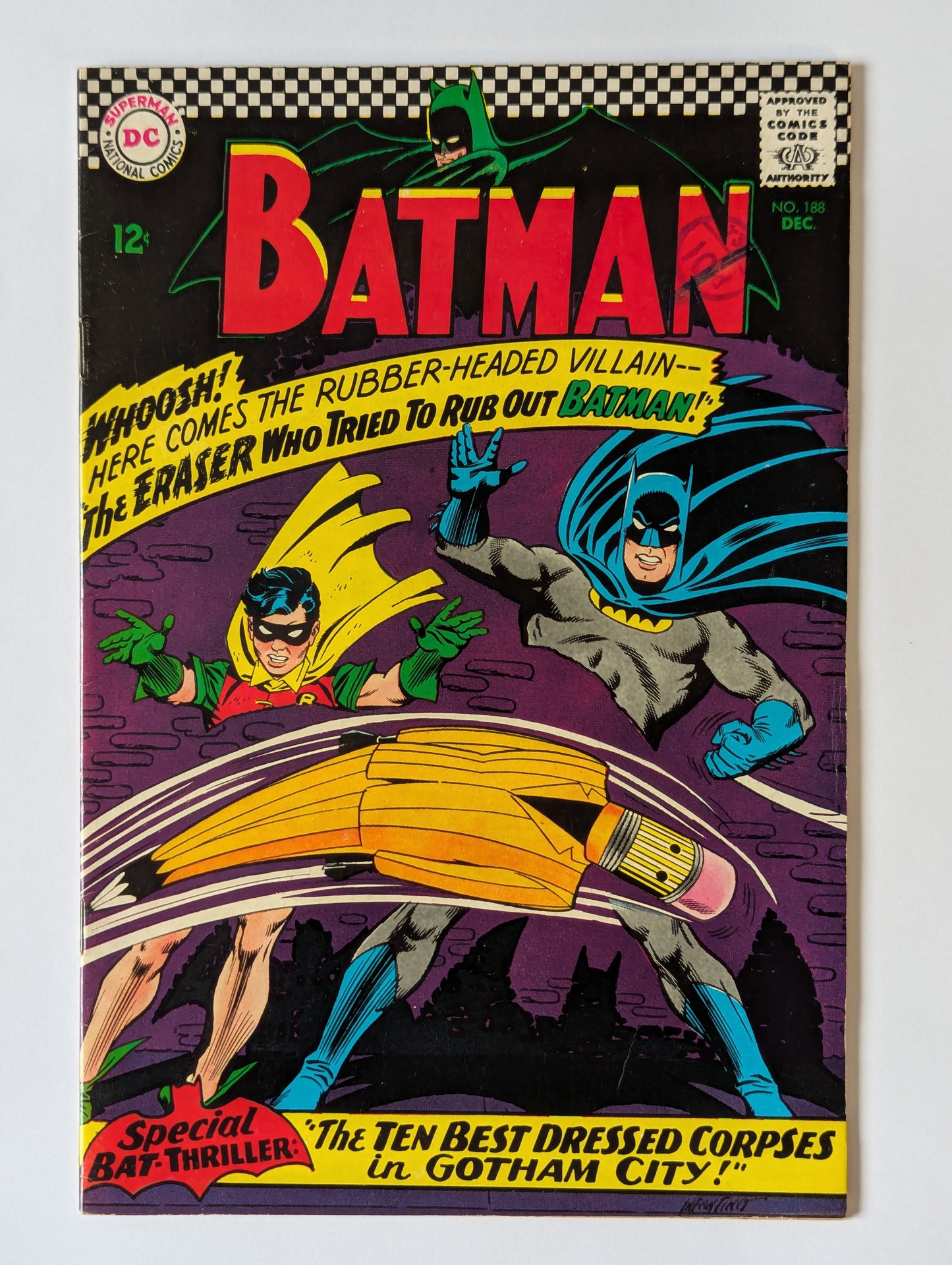 Batman #188 DC Comic Book