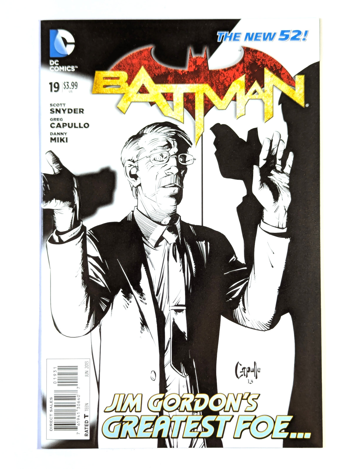 Batman #19 Variant 2011 Series DC Comic Book