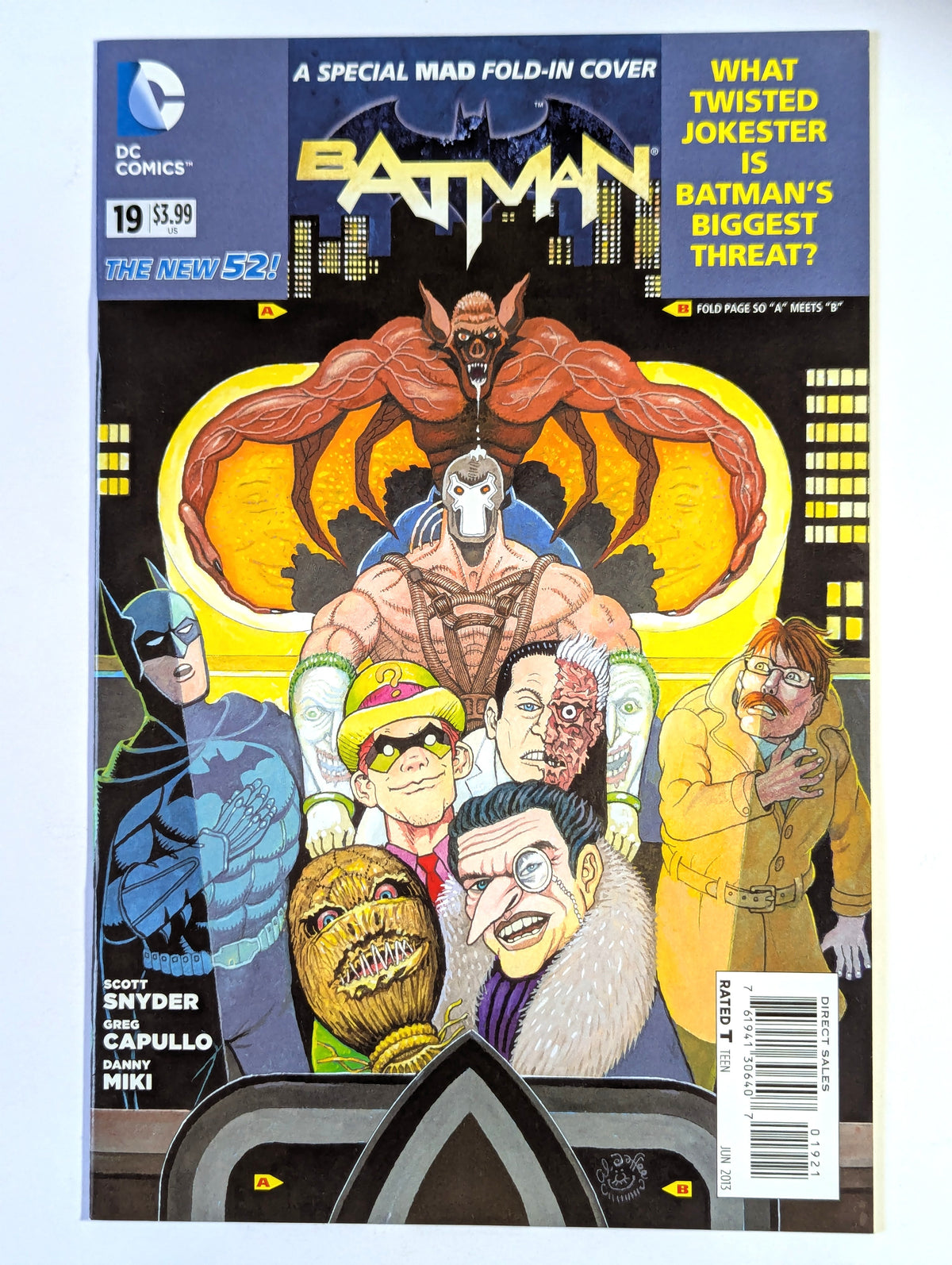 Batman #19 Variant 2011 Series DC Comic Book